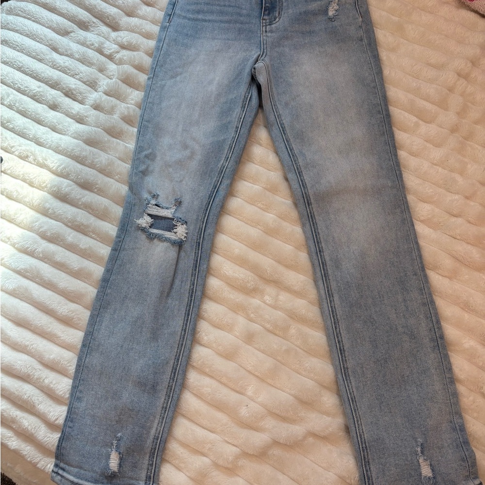 Altar'd State Light Blue Straight Leg Jeans